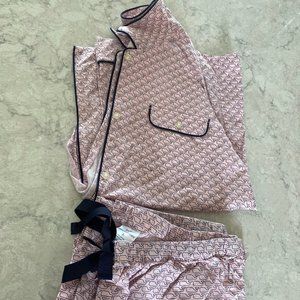 Vineyard Vines Matching Pink Whale Pajama Set